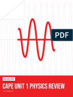 CAPE Physics Unit 1 - Mechanics