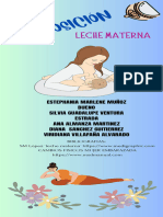 Infografia Lactancia Materna Ilustrado A Mano Rosa Crema