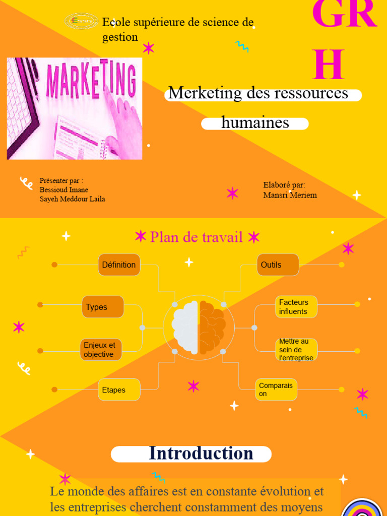 Marketing RH : Stratégies et Enjeux | PDF | Gestion des ressources ...