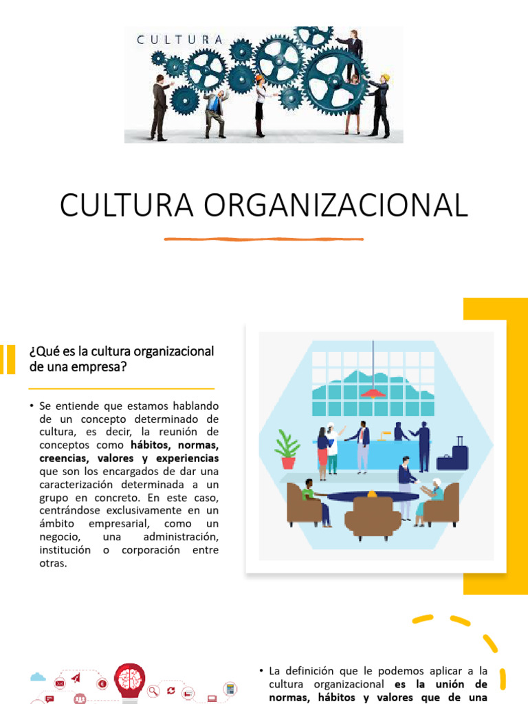 Elementos y Valores de la Cultura Organizacional | PDF | Cultura ...
