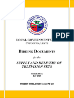 Sef TV Monitors Bidding Documents