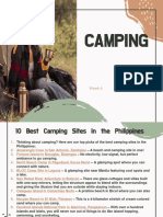 Week 6 Camping