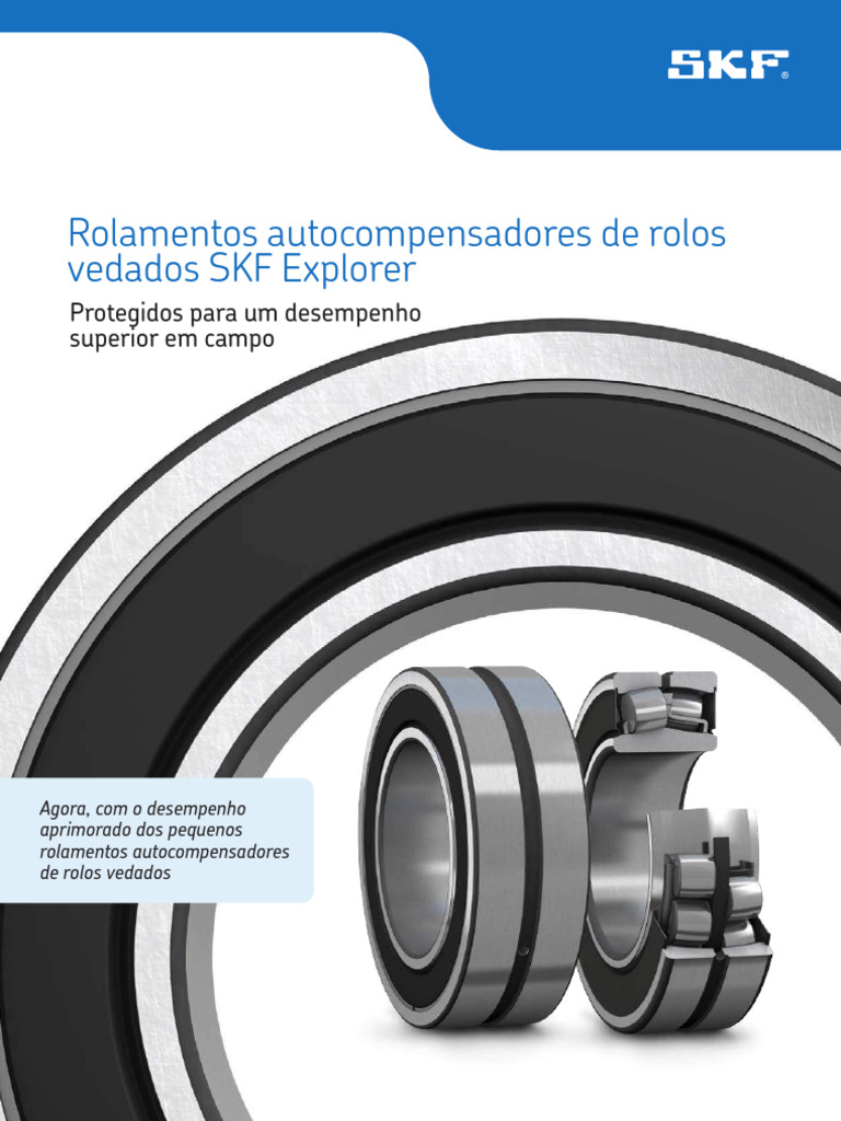 Rolamentos Autocompensadores Vedados SKF | PDF | Ciências Físicas