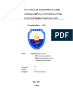 Universidade Nacional de Timor Lorosa'E (Untl) Faculdade Engenharia Ciências E Tecnologia (Fect) Departamento Engenharia Informatica (Dei)