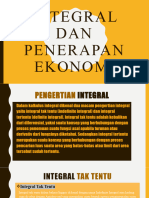 Integral Dan Penerapan Ekonomi 1