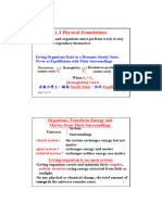 1.3 Physical Foundations: Living Organisms Exist in A Dynamic Steady State, Never at Equilibrium With Their Surroundings