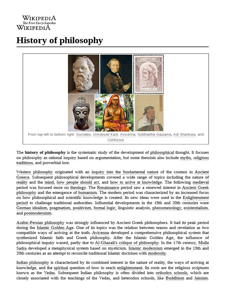 History of Philosophy PDF