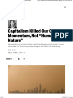 Klein, Naomi - Capitalism Killed Our Climate Momentum, Not Human Nature (2018)