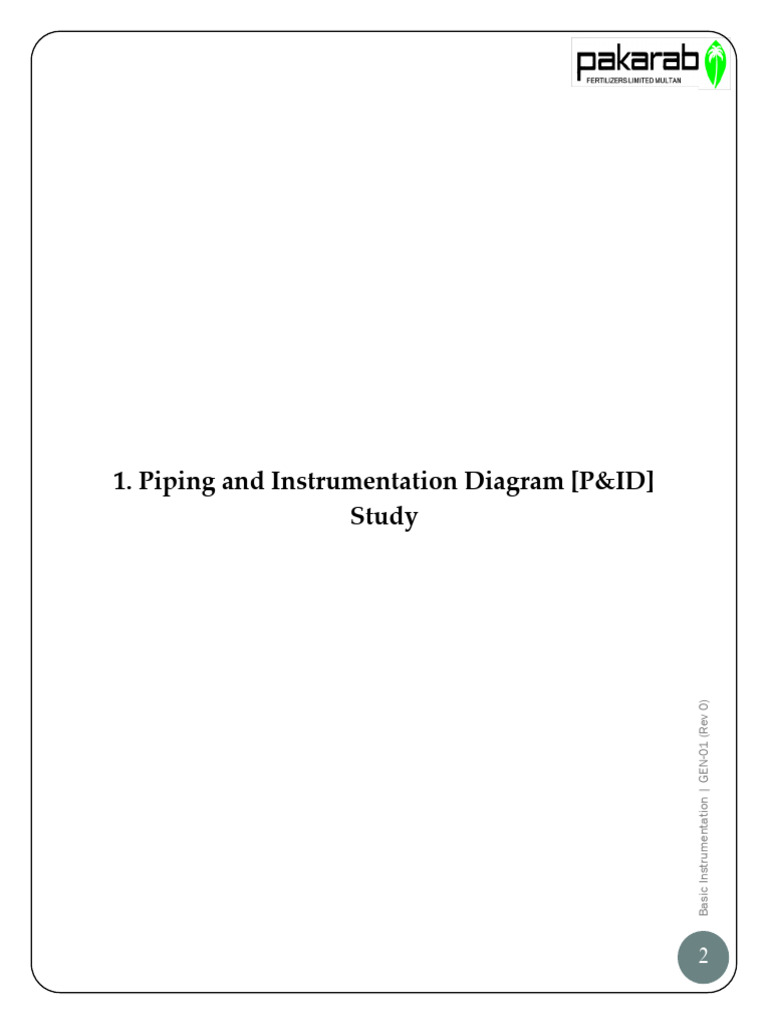 P&ID Basics for Instrumentation Study | PDF | Instrumentation | Actuator