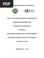 Actividad 4 GEOMETRÍA PLANA