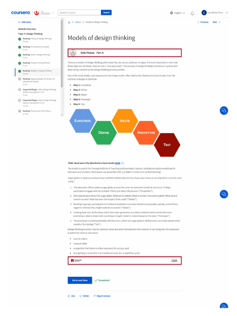 Models of Design Thinkinh | PDF