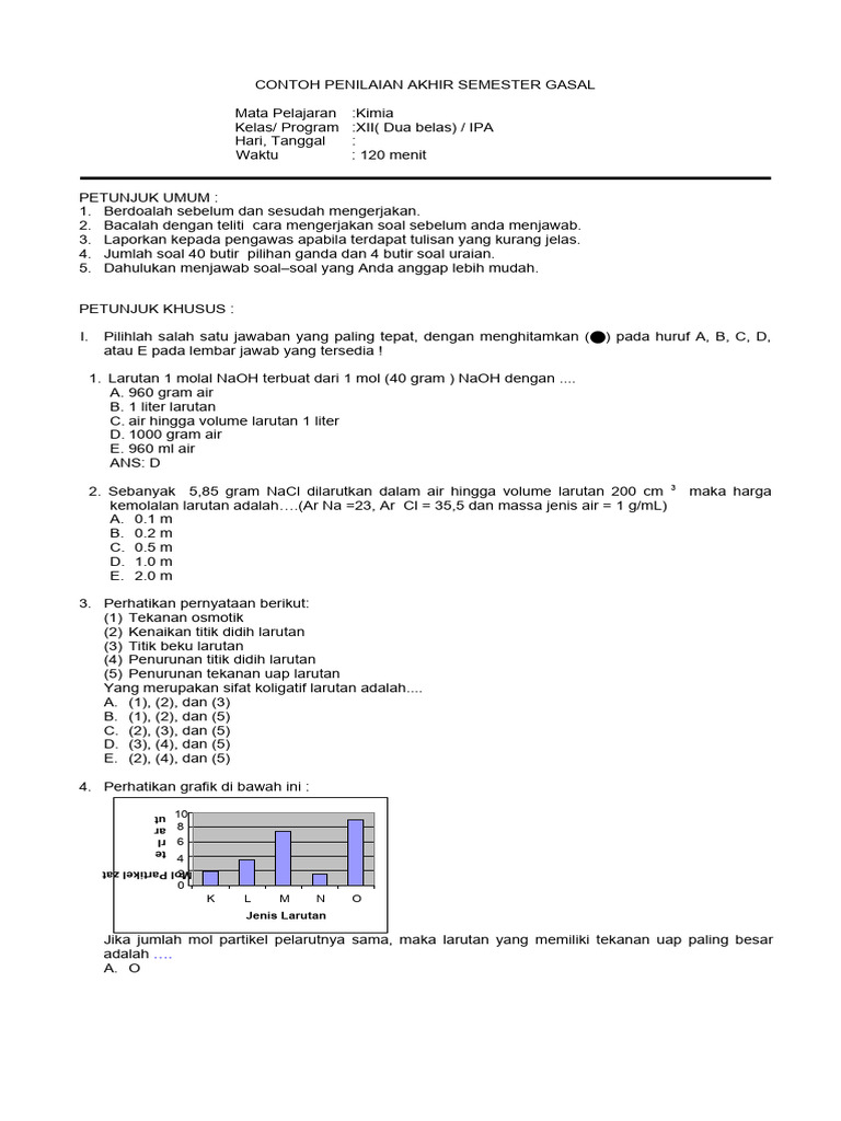 Mempersiapkan Diri Menghadapi Ujian Akhir Semester: Contoh Soal UAS Kelas 2 KTSP yang Komprehensif
