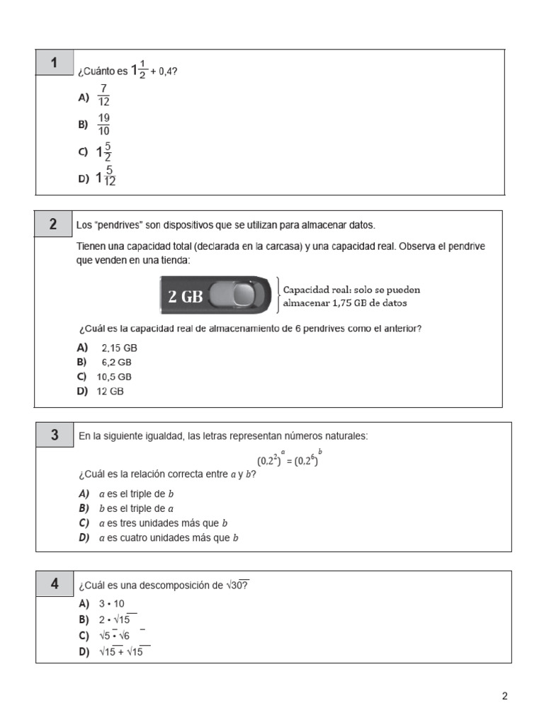 Ejercicios Resueltos de Matemáticas 8vo Grado | PDF | Matemáticas