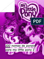 100 Nomes de Poneis para My Little Pony 2