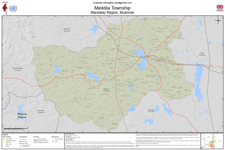 Meiktila Township Map Overview | PDF