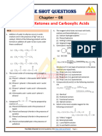 Question Chap 8 Aldehydes, Ketones and Carboxylic Acids