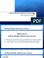 Selling Weekly Options For Income Slides
