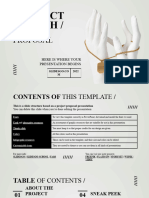 New Product Launch Project Proposal by Slidesgo