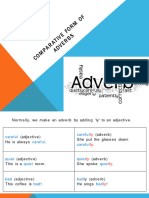 CL 5 - Comparative Form of Adverbs