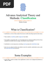 L05 - Advance Analytical Theory and Methods - Classification