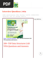 200+ TOP Data Structures LAB VIVA Questions and Answers 2024