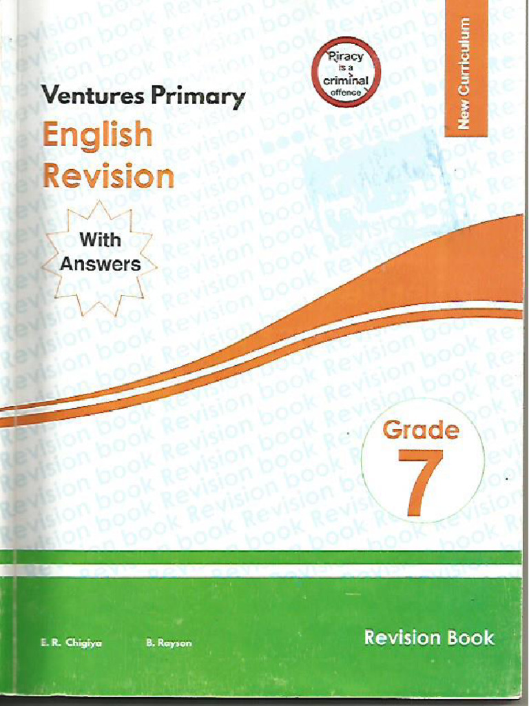 Grade 7 V P English Revision | PDF