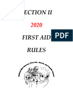 2020 First Aid Rules