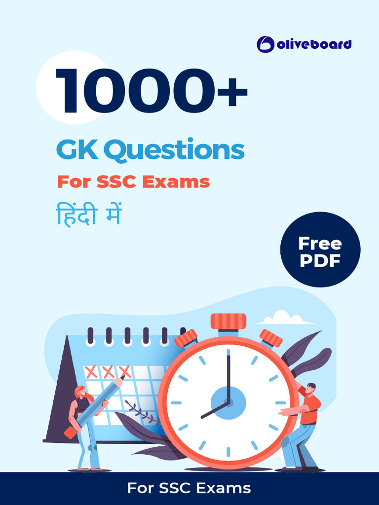 1000 GK Questions SSC Hindi | PDF