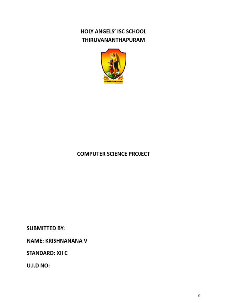 Computer Science Project Guide | PDF | Computer Programming | Arithmetic