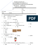 Naskah Soal Bahasa Inggris Kelas 1 Ok