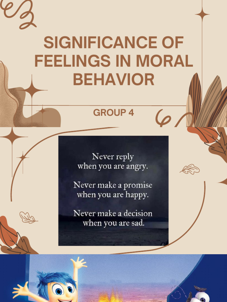 Emotions' Role in Moral Decision Making | PDF | Emotions | Disgust