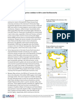 Venezuela Key Message Update - High Food Prices Continue To Drive Acute Food Insecurity, July 2023