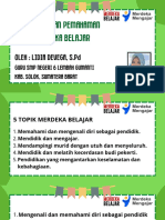 Aksi Nyata Penyebaran Pemahaman Merdeka Belajar