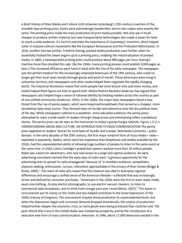 English pdf printing press mass media