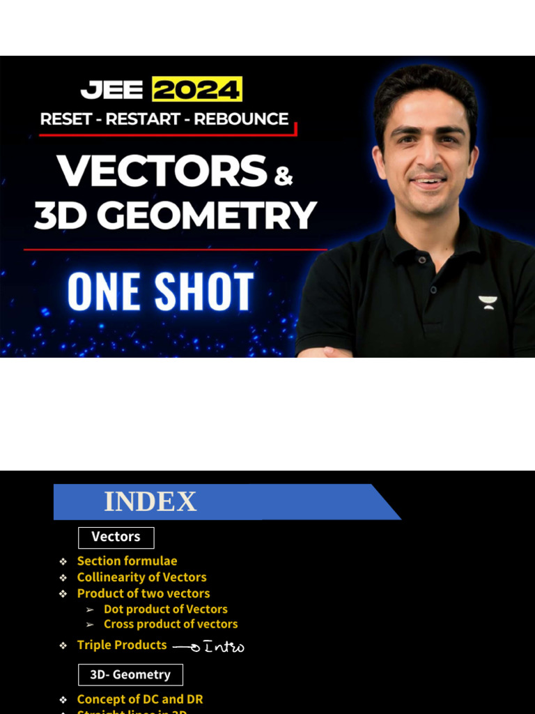 3D Vectors and Geometry Concepts | PDF | Vector Space | Euclidean Vector