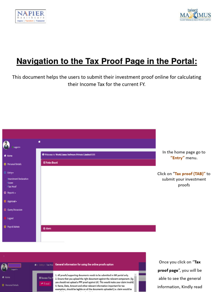 15 - Proof Submission User Manual | PDF | Payroll | Renting