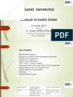 Patent Fikri Hak Bulus Sunumu