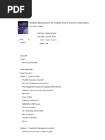 Download Database Administration by api-3728237 SN7082240 doc pdf