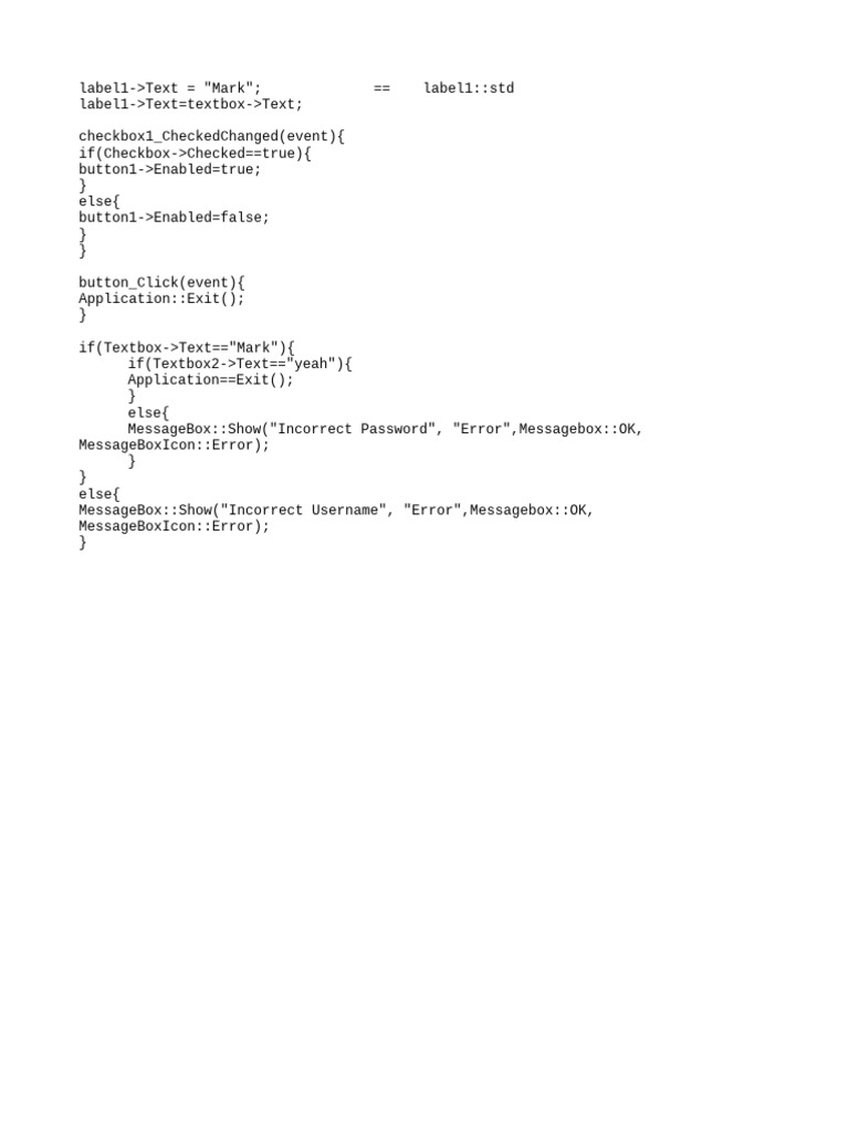 GUI Codes | PDF