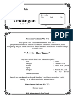 Undangan Tahlil 40 Hari Pak Kus