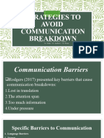 3 Strategies To Avoid Communication Breakdown
