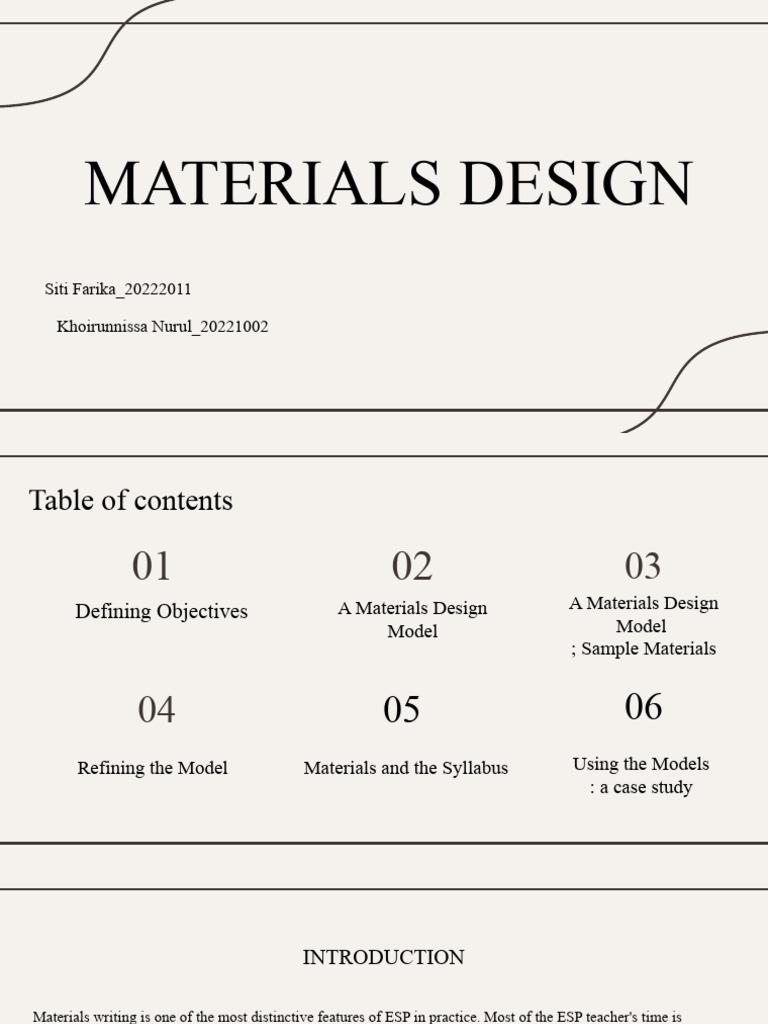 10) Material Design | PDF | Learning | Teachers