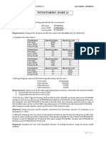 Inventories (Part 2)