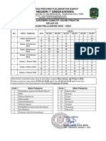 Jadwal Asesmen Akhir Praktik 2024