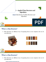 D1-Intro To Algorithm DataStructures