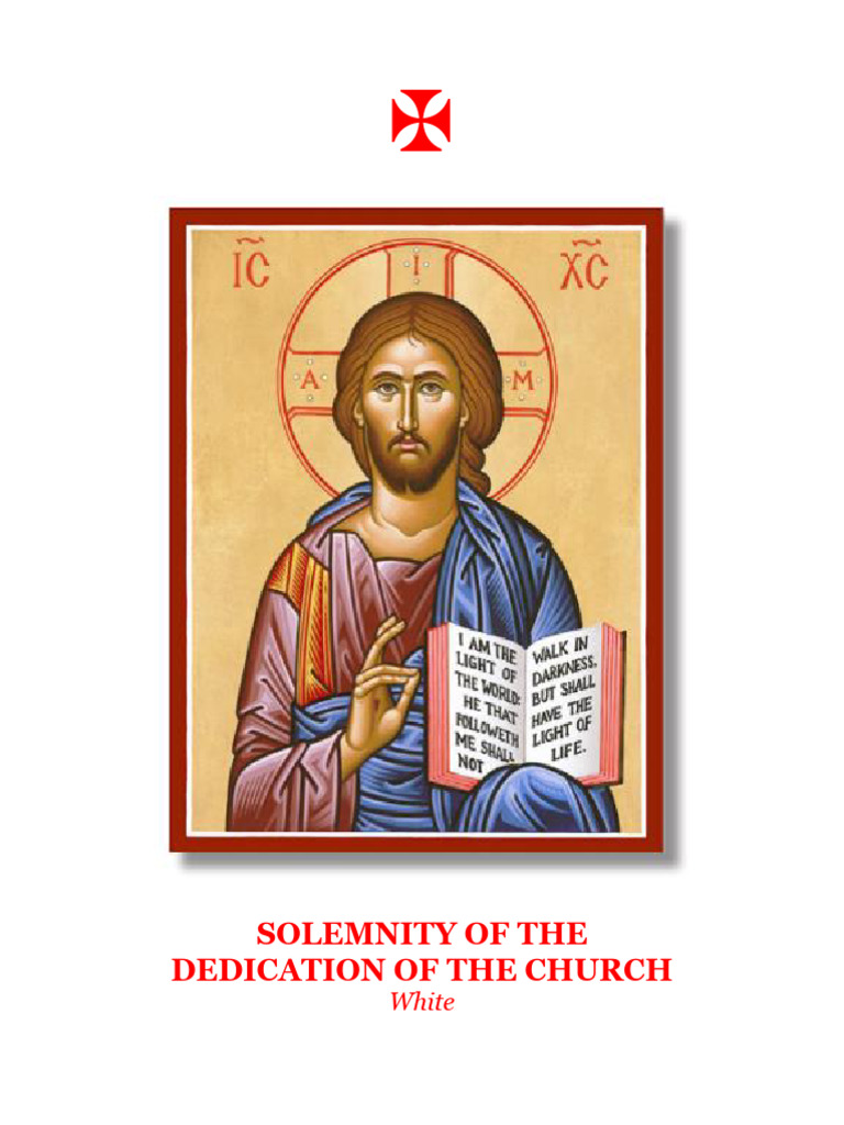 Church Dedication Mass Liturgy Guide | PDF | Eucharist | Mass (Liturgy)