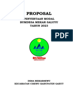 Proposal Bumdesa Mekar Saluyu 2023