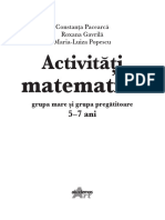 Activitati Matematice Grupa Mare Si Grup