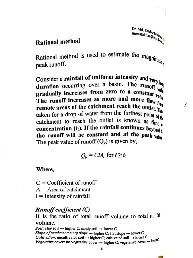 Hydrology and Flood | PDF | Drainage Basin | Surface Runoff