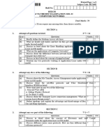 Btech Cs 6 Sem Computer Networks Rcs601 2022